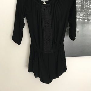pretty black romper
